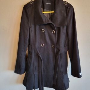 Calvin Klein Wool Peacoat
